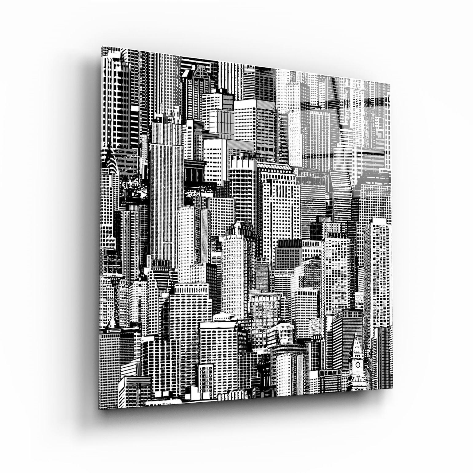 ・"Apartments"・Glass Wall Art - ArtDesigna Glass Printing Wall Art