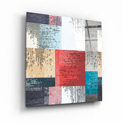・"Squares"・Glass Wall Art - ArtDesigna Glass Printing Wall Art
