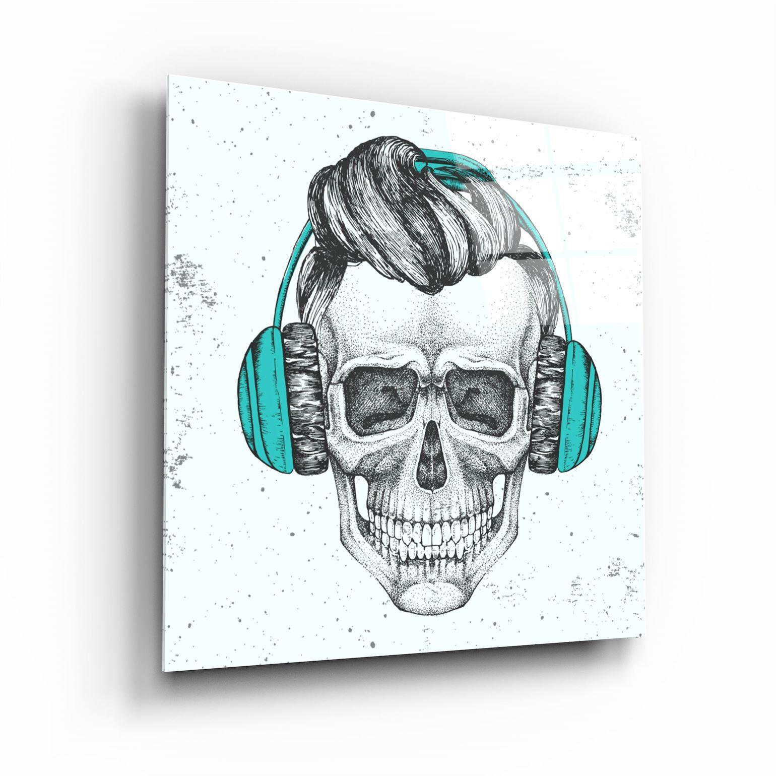 ・"Skulla3"・Glass Wall Art - ArtDesigna Glass Printing Wall Art