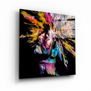・"Boom Head"・Glass Wall Art - ArtDesigna Glass Printing Wall Art
