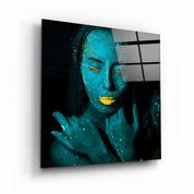 ・"Dreamer Green"・Glass Wall Art - ArtDesigna Glass Printing Wall Art