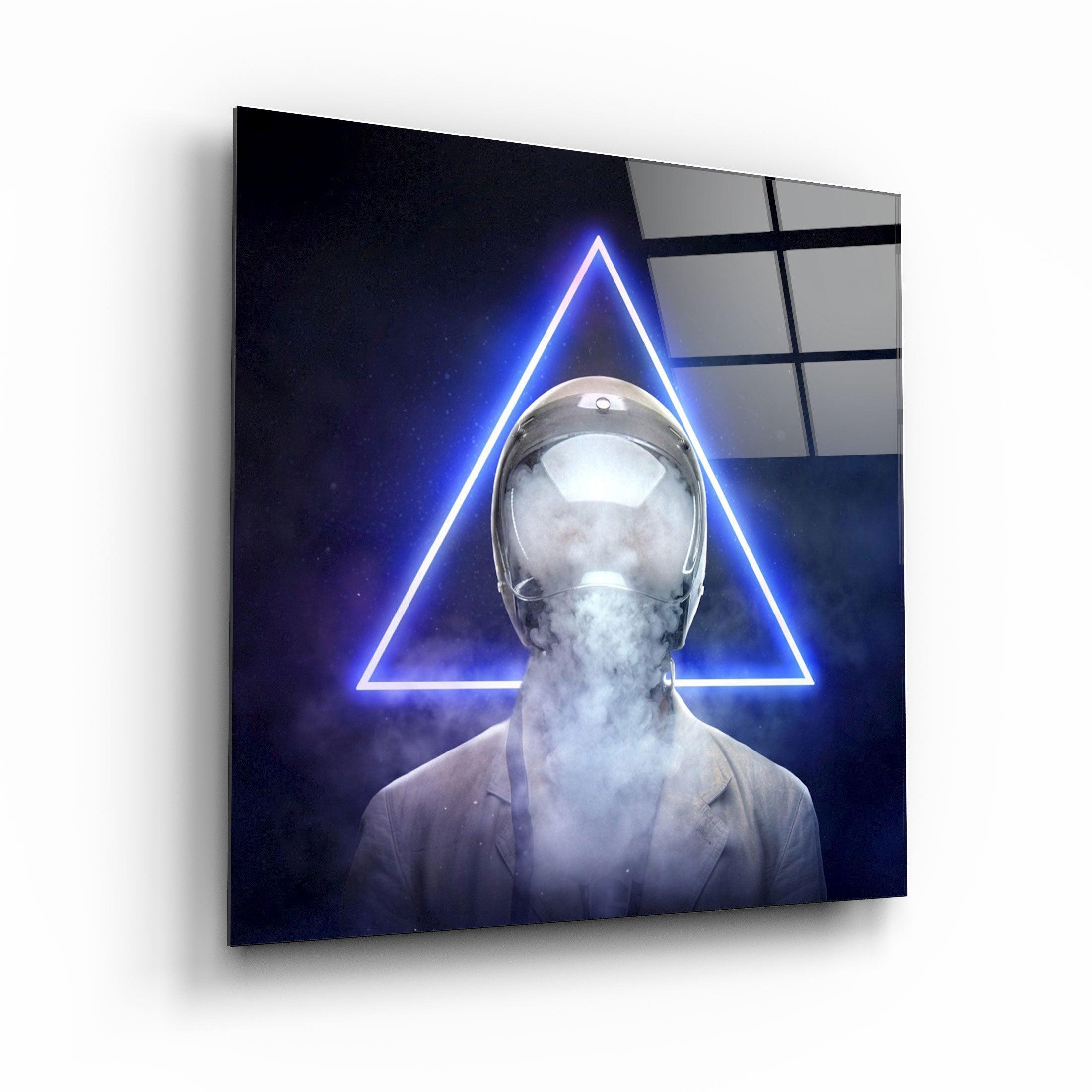 ・"Smoky Face"・Glass Wall Art - ArtDesigna Glass Printing Wall Art