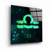 ."Zodiac V2 - Libra". Glass Wall Art - ArtDesigna Glass Printing Wall Art