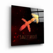 ."Zodiac V2 - Sagittarius". Glass Wall Art - ArtDesigna Glass Printing Wall Art