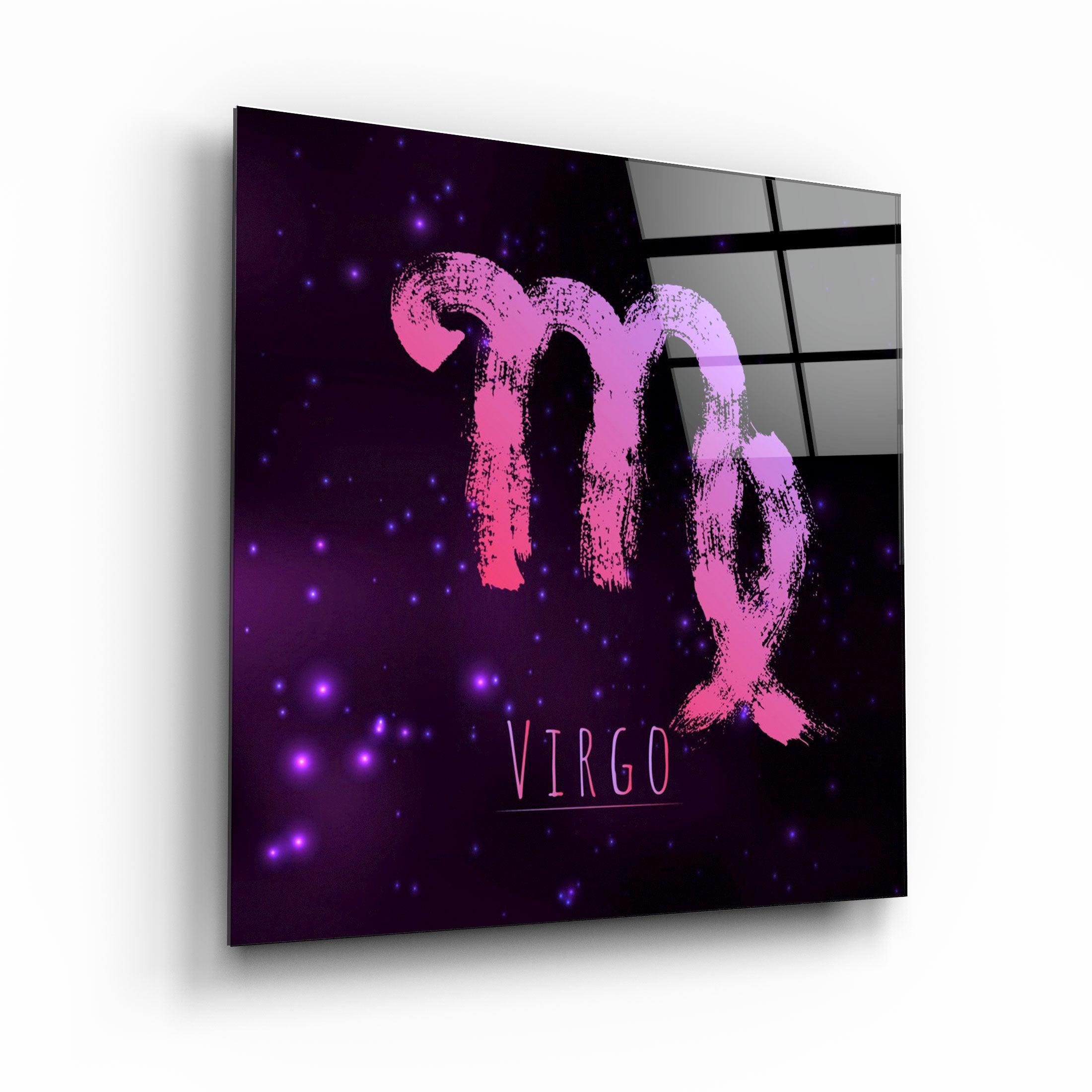 ."Zodiac V2 - Virgo". Glass Wall Art - ArtDesigna Glass Printing Wall Art
