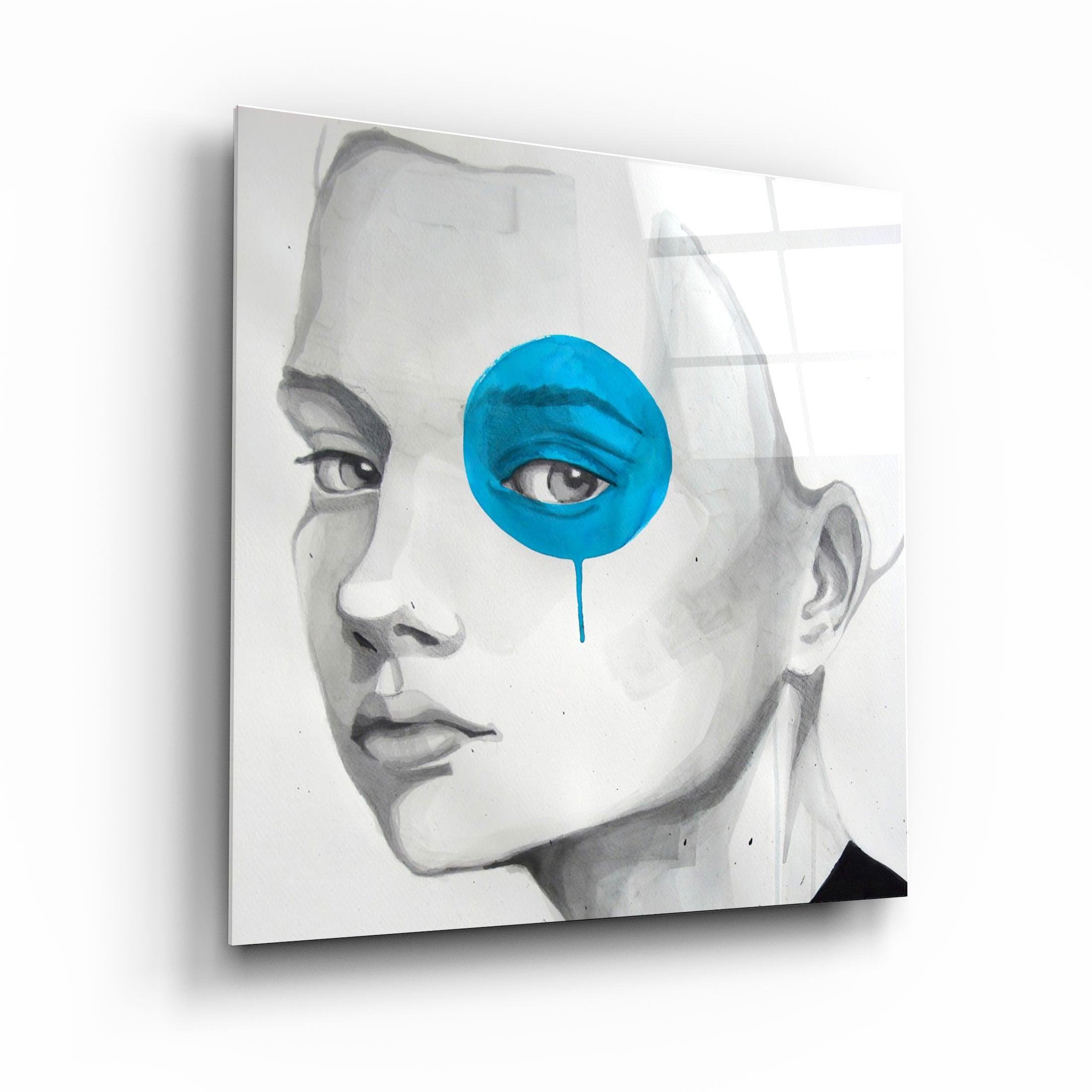 ・"Blue Eye"・Glass Wall Art - ArtDesigna Glass Printing Wall Art