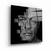 ・"Rickson Gracie"・Designers Collection Glass Wall Art - ArtDesigna Glass Printing Wall Art