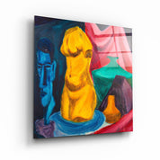 ・"The Body"・Hand-Drawn Image - Glass Wall Art - ArtDesigna Glass Printing Wall Art