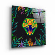 ・"Animal Republic-Snake"・Designers Collection Glass Wall Art - ArtDesigna Glass Printing Wall Art