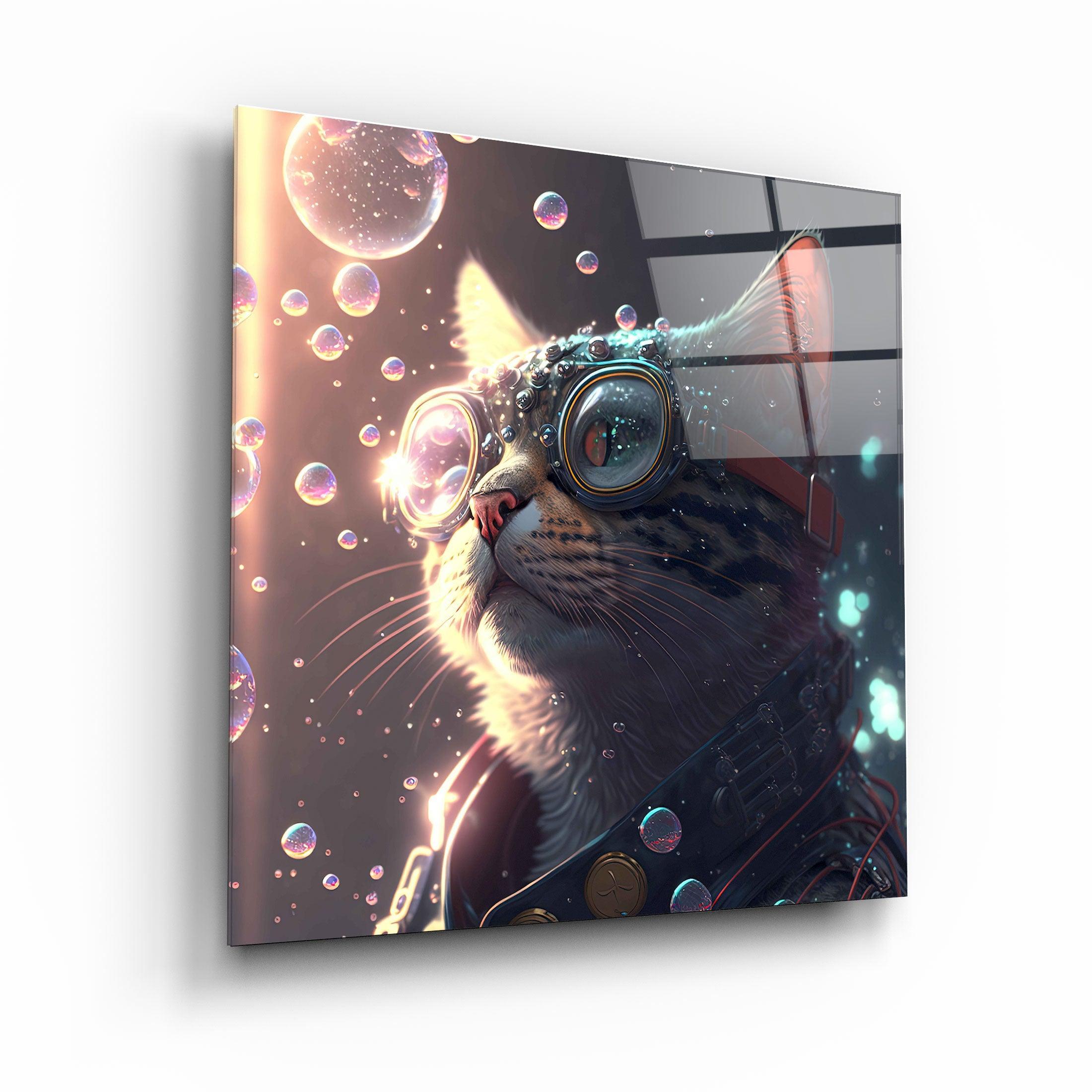 ."Thinker". Secret World Collection Glass Wall Art - ArtDesigna Glass Printing Wall Art