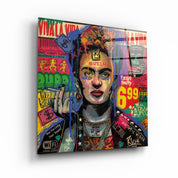 ."Frida". Designer's Collection Glass Wall Art - ArtDesigna Glass Printing Wall Art