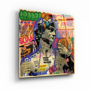 ."Statue Pop Art". Designer's Collection Glass Wall Art - ArtDesigna Glass Printing Wall Art