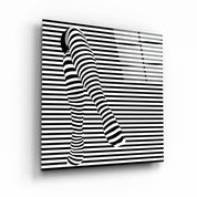 ."Line Legs". Designer's Collection Glass Wall Art - ArtDesigna Glass Printing Wall Art