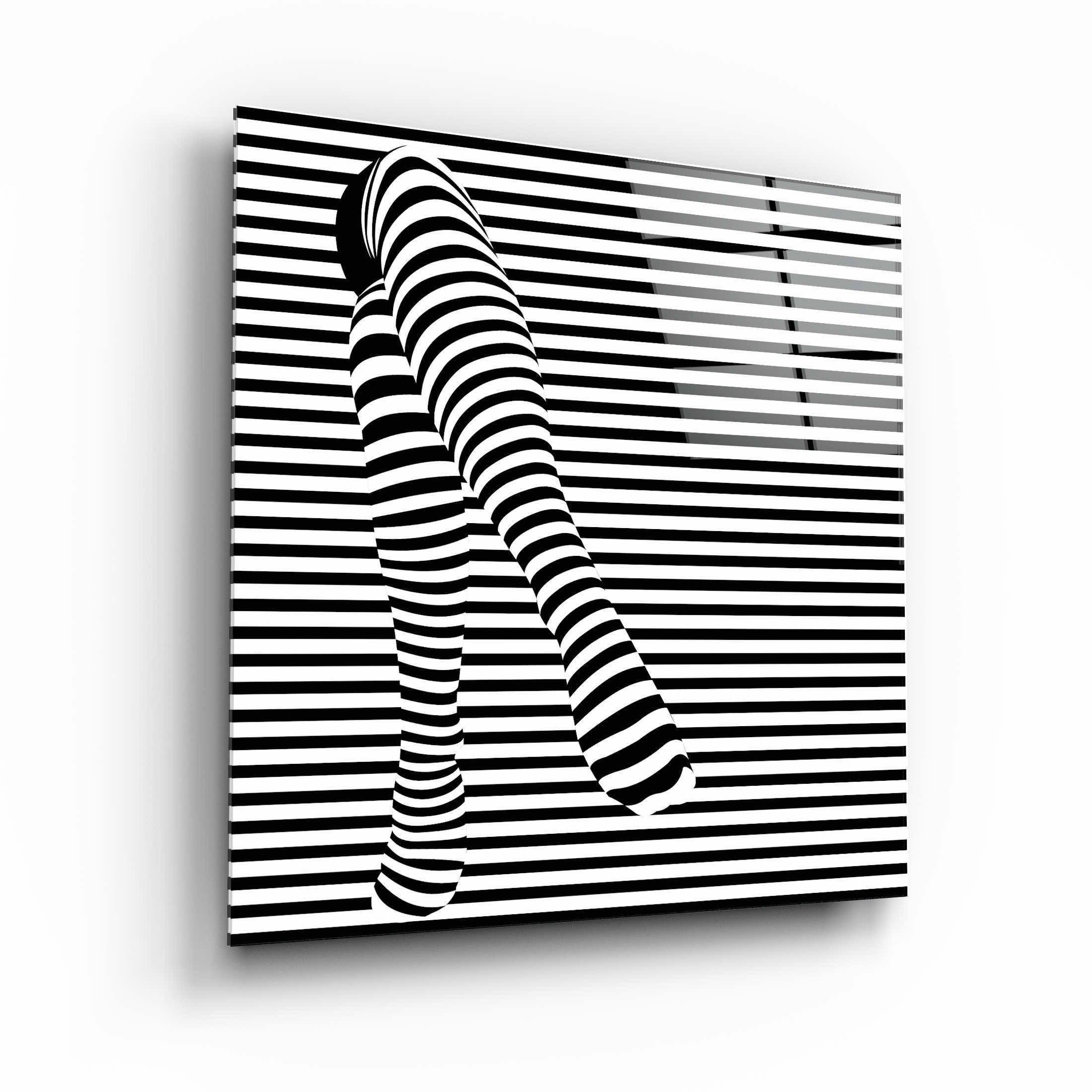 ."Line Legs". Designer's Collection Glass Wall Art - ArtDesigna Glass Printing Wall Art