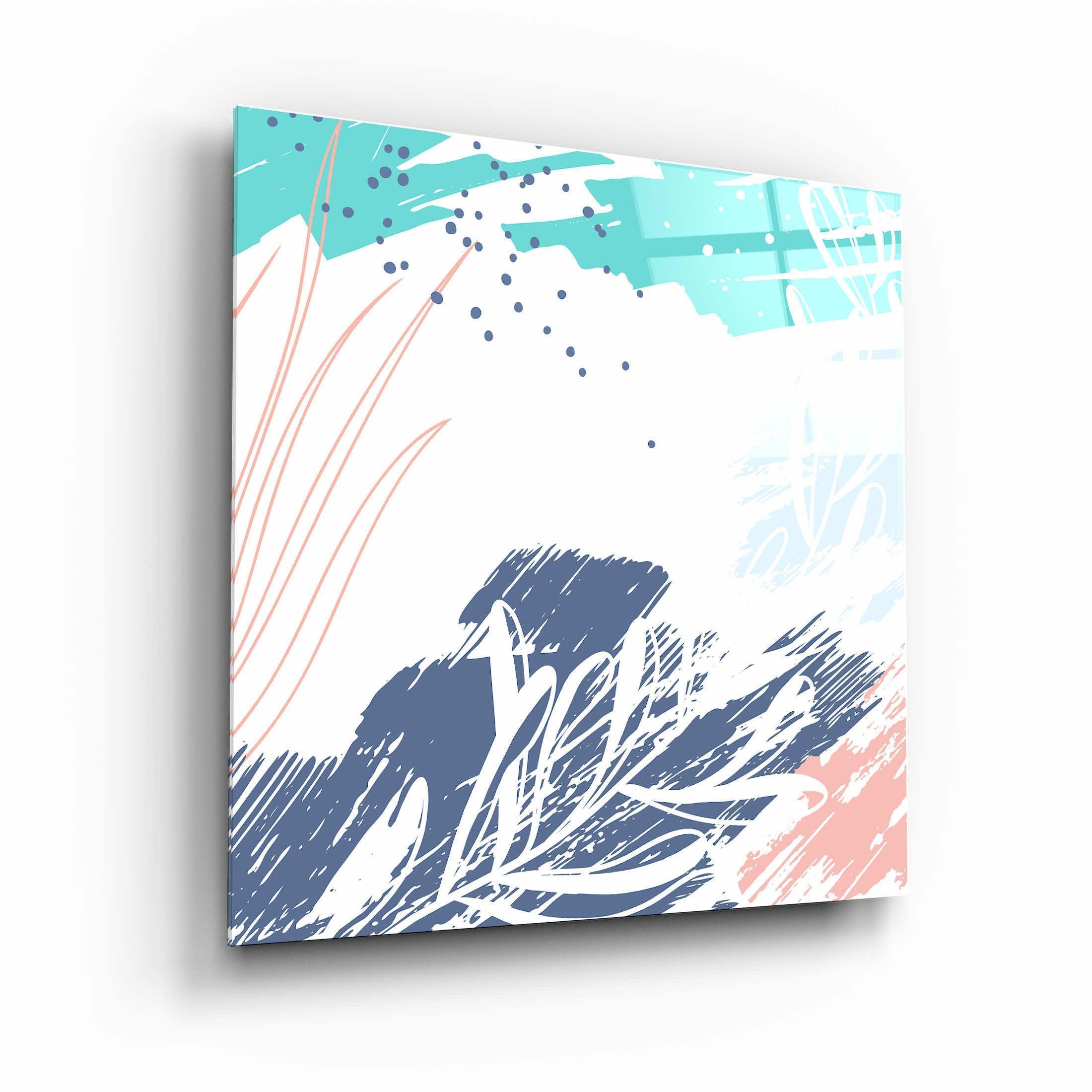 ."Pastel Patterns V2". Designer's Collection Glass Wall Art - ArtDesigna Glass Printing Wall Art