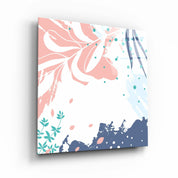 ."Pastel Patterns V3". Designer's Collection Glass Wall Art - ArtDesigna Glass Printing Wall Art