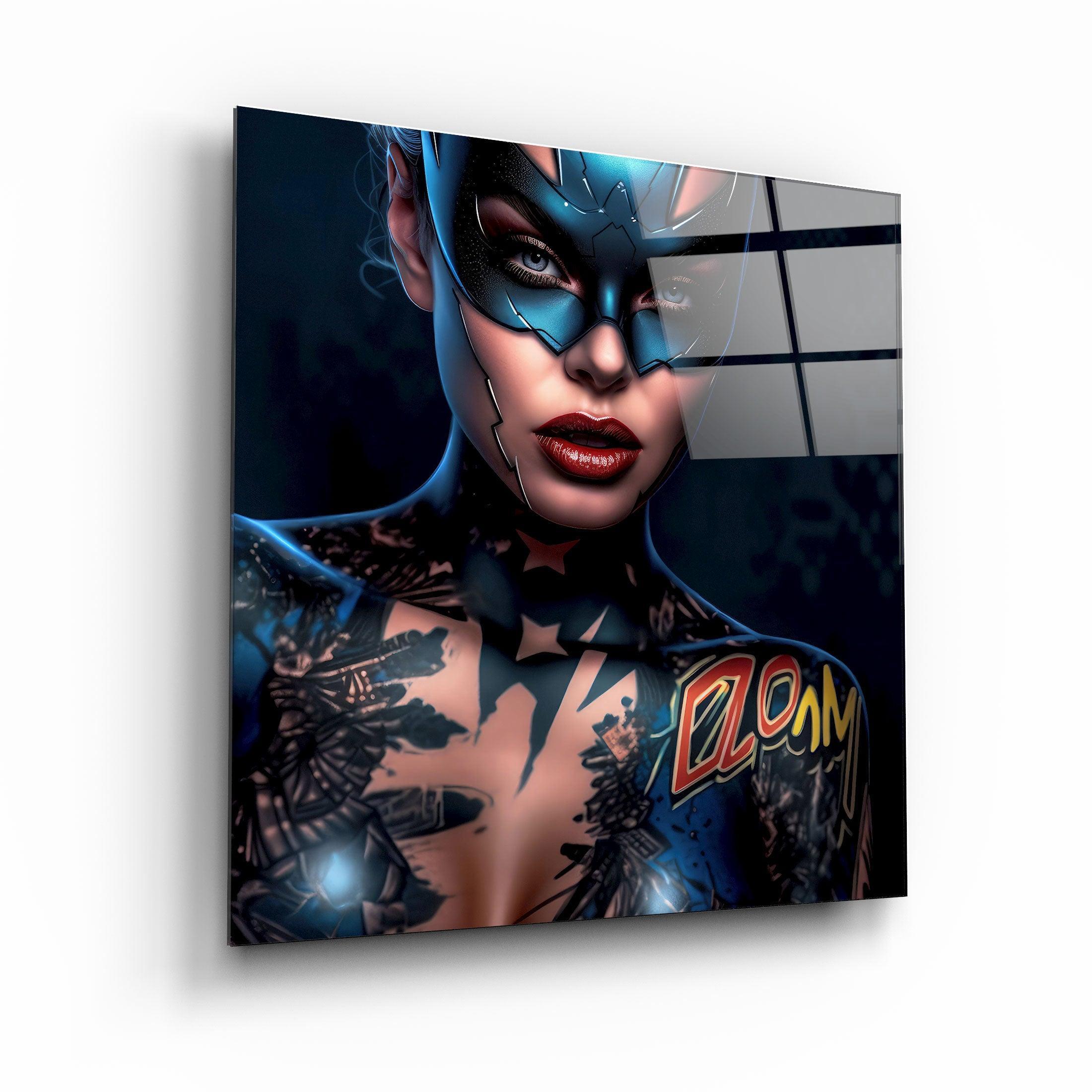 ."Tattooed v5". Designer's Collection Glass Wall Art - ArtDesigna Glass Printing Wall Art