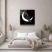 ."Moon Modern V3". Designer's Collection Glass Wall Art - ArtDesigna Glass Printing Wall Art