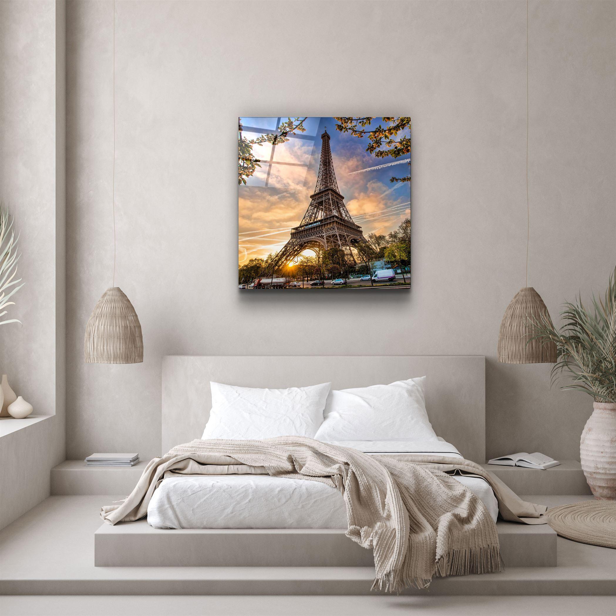 ・"Eiffel Tower"・Glass Wall Art - ArtDesigna Glass Printing Wall Art