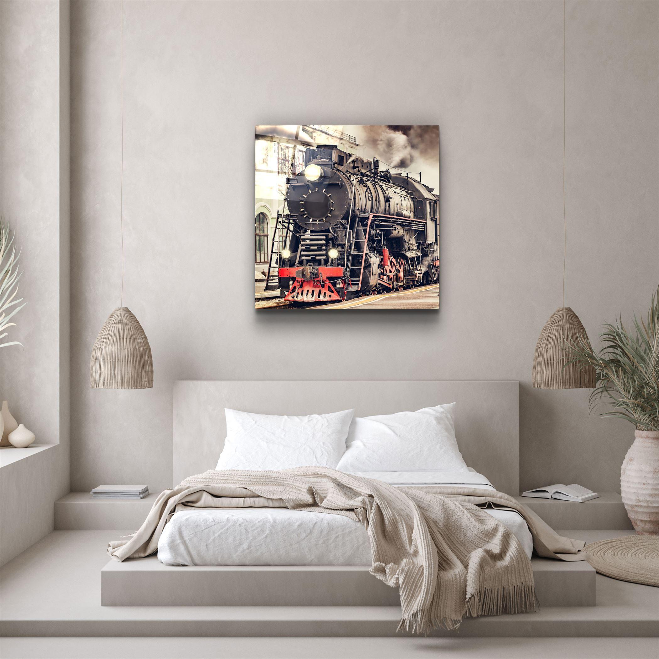 ・"Train"・Glass Wall Art - ArtDesigna Glass Printing Wall Art