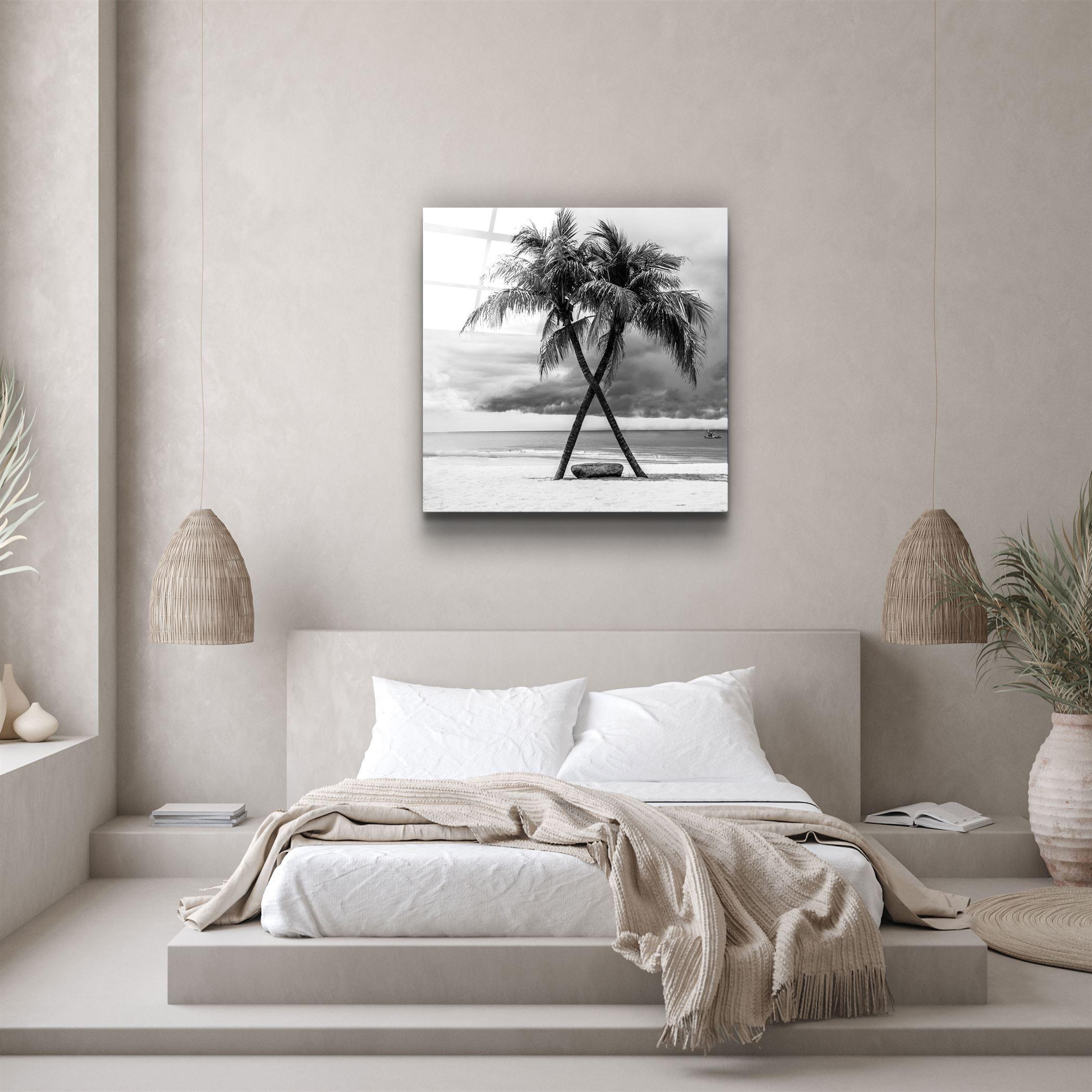 ・"Palm Trees"・Glass Wall Art - ArtDesigna Glass Printing Wall Art