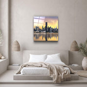 ・"Downtown (City Center)"・Glass Wall Art - ArtDesigna Glass Printing Wall Art