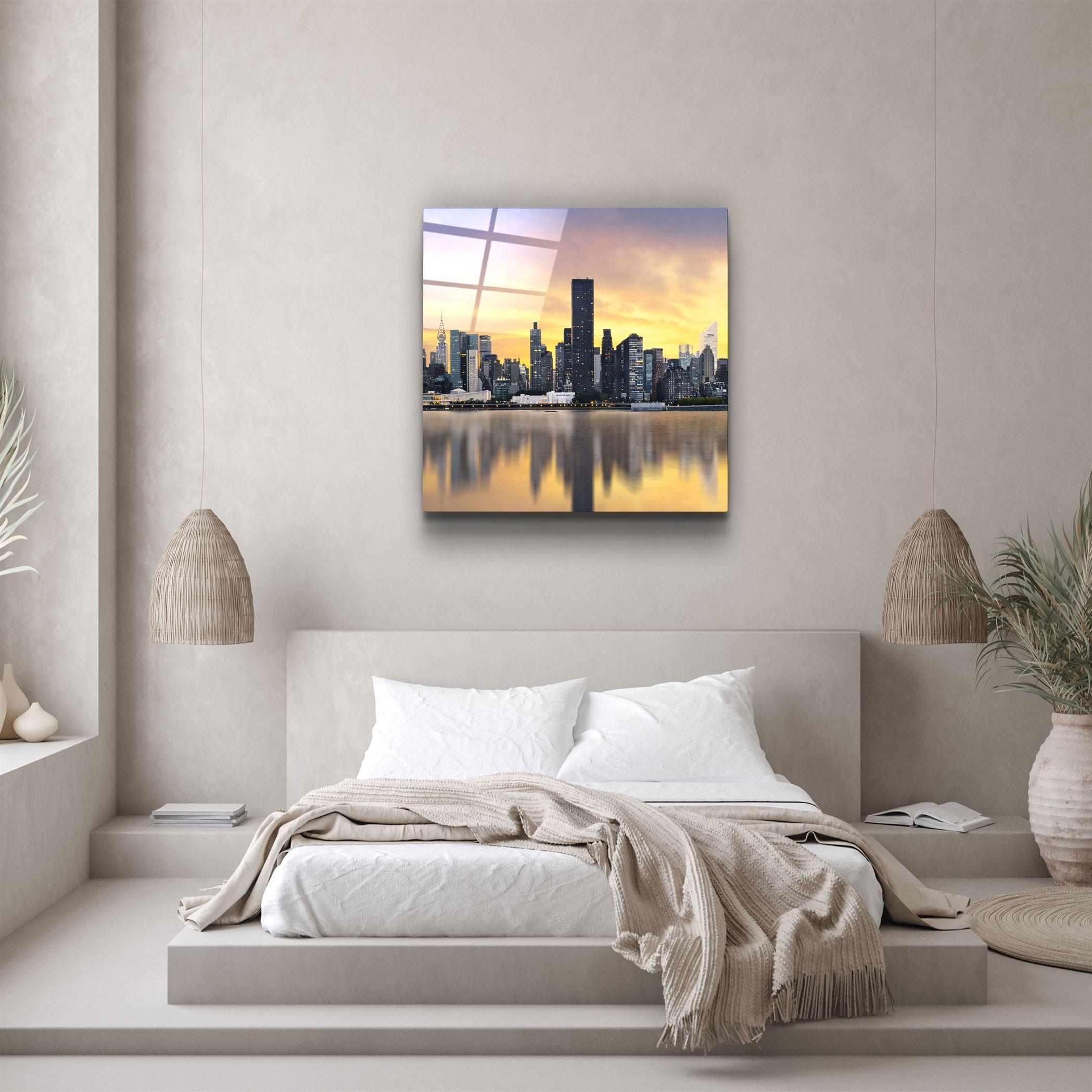 ・"Downtown (City Center)"・Glass Wall Art - ArtDesigna Glass Printing Wall Art