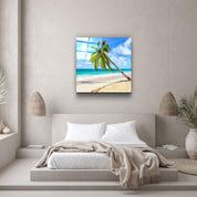 ・"Palm Tree"・Glass Wall Art - ArtDesigna Glass Printing Wall Art