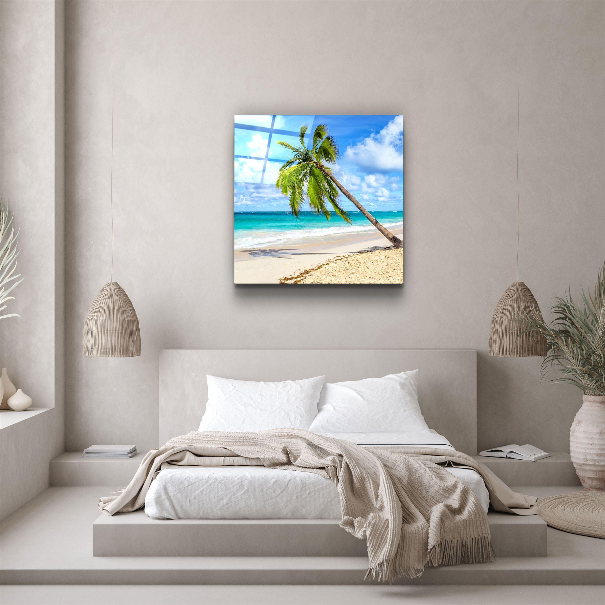 ・"Palm Tree"・Glass Wall Art - ArtDesigna Glass Printing Wall Art