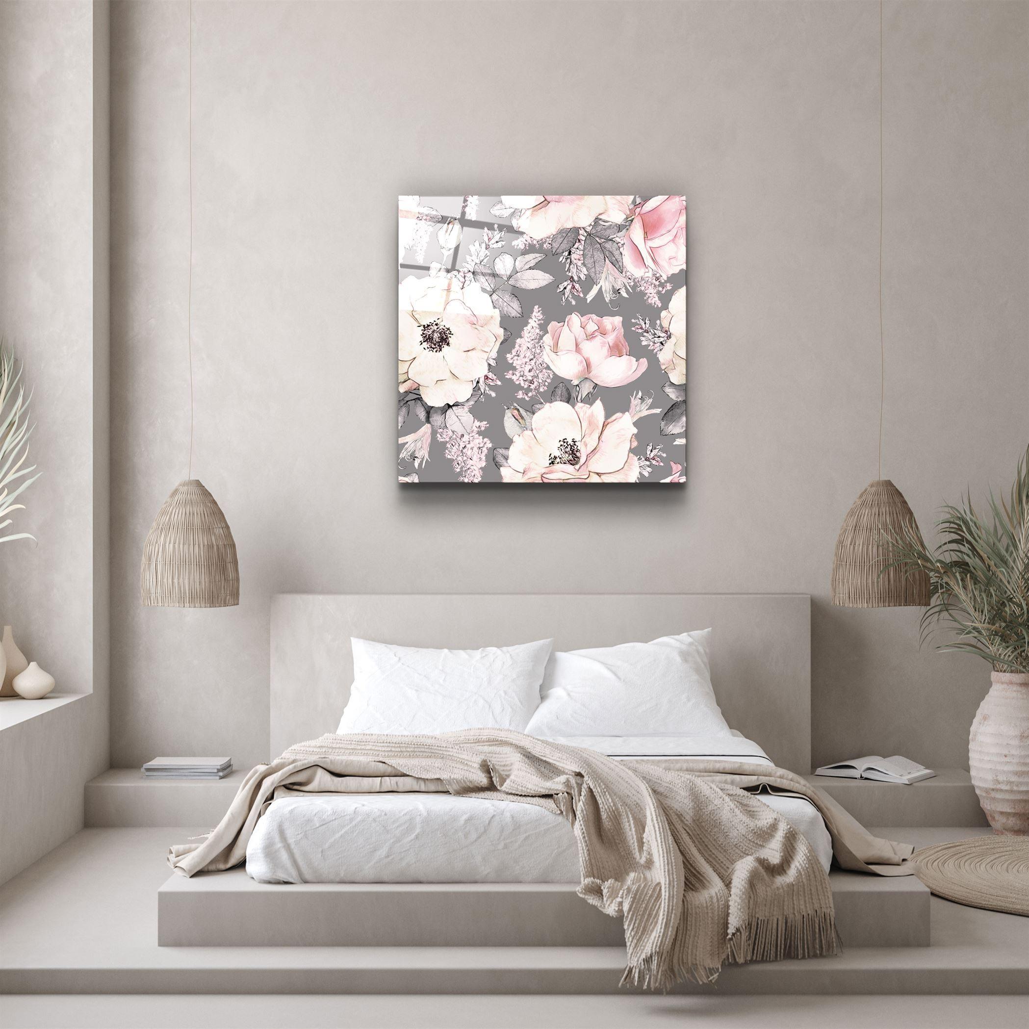 ・"Flower"・Glass Wall Art - ArtDesigna Glass Printing Wall Art