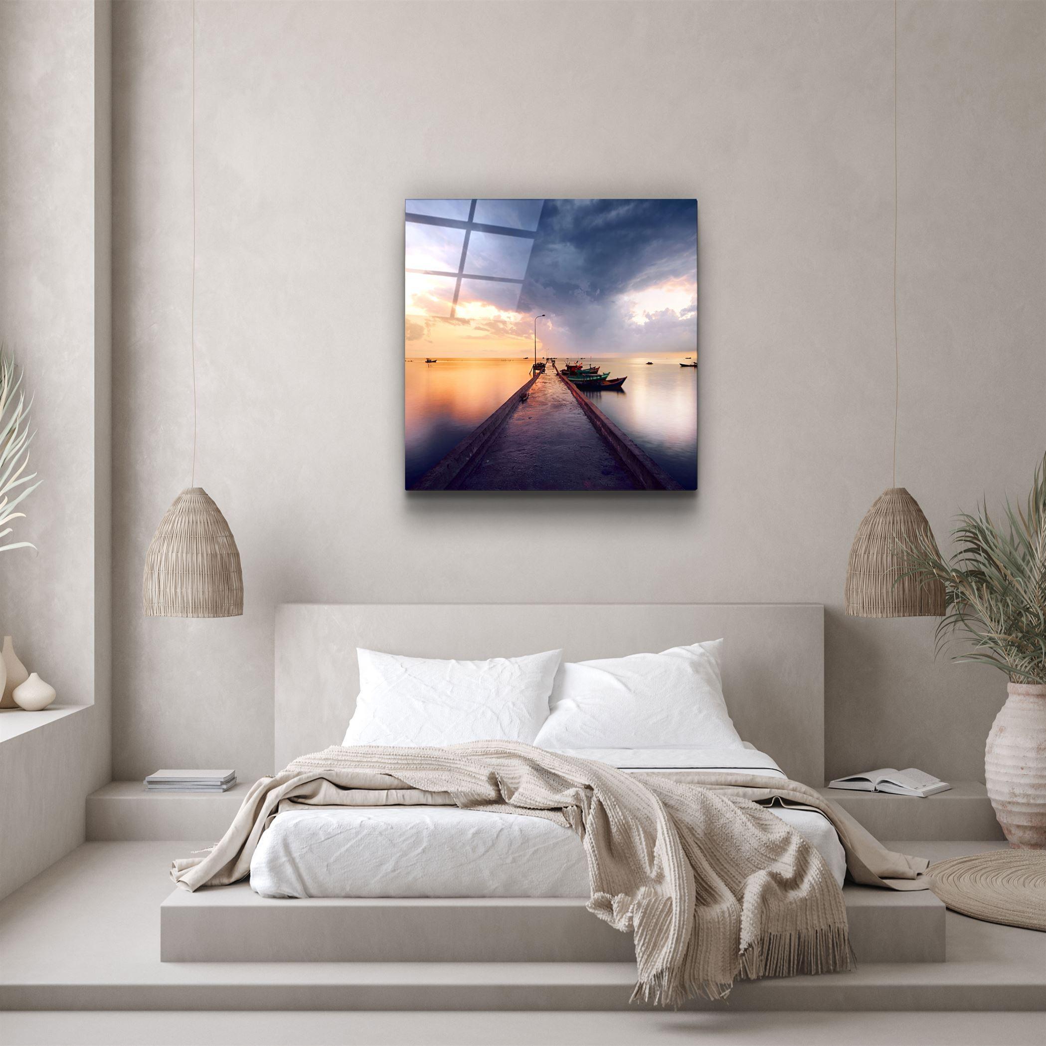 ・"Quay"・Glass Wall Art - ArtDesigna Glass Printing Wall Art