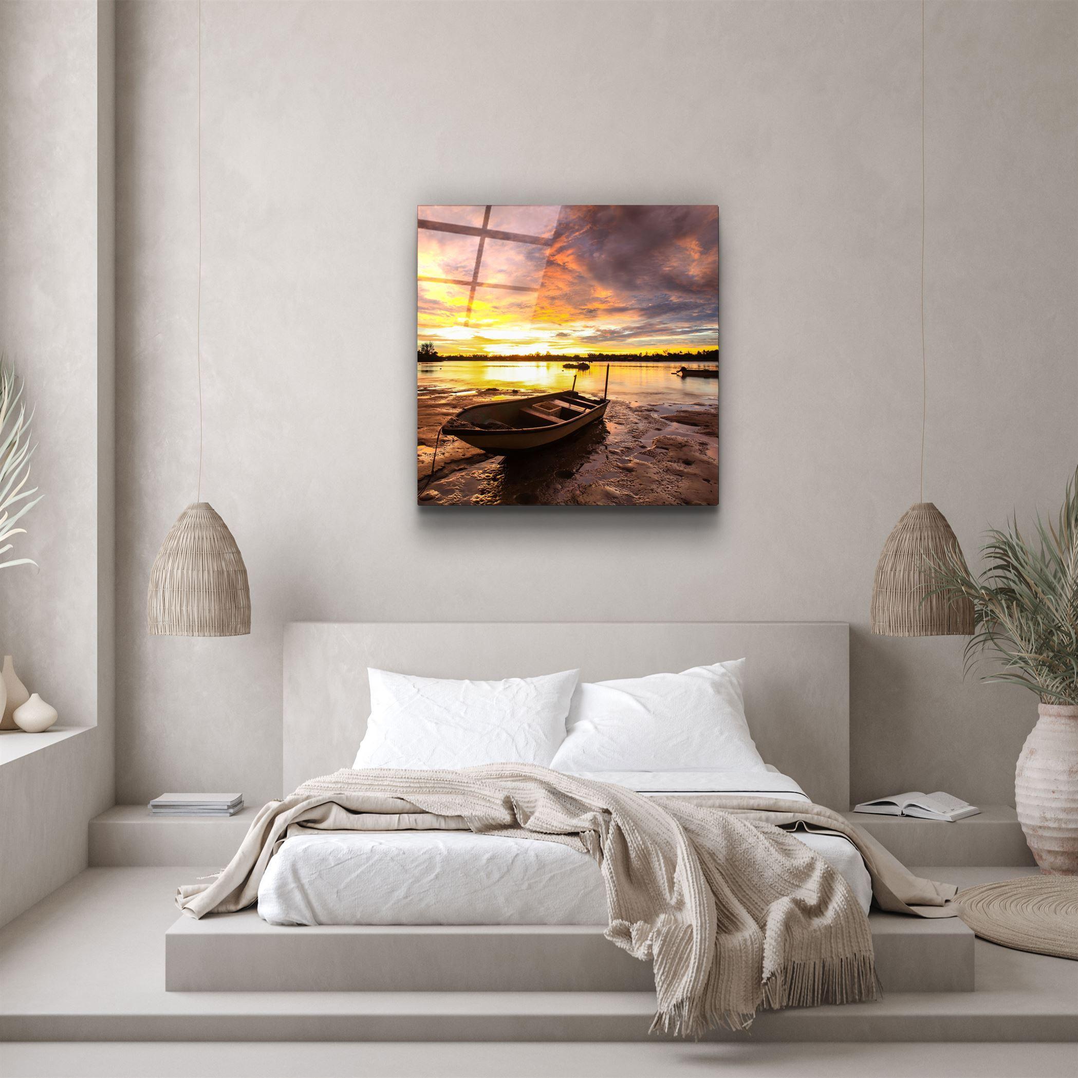 ・"Lake"・Glass Wall Art - ArtDesigna Glass Printing Wall Art