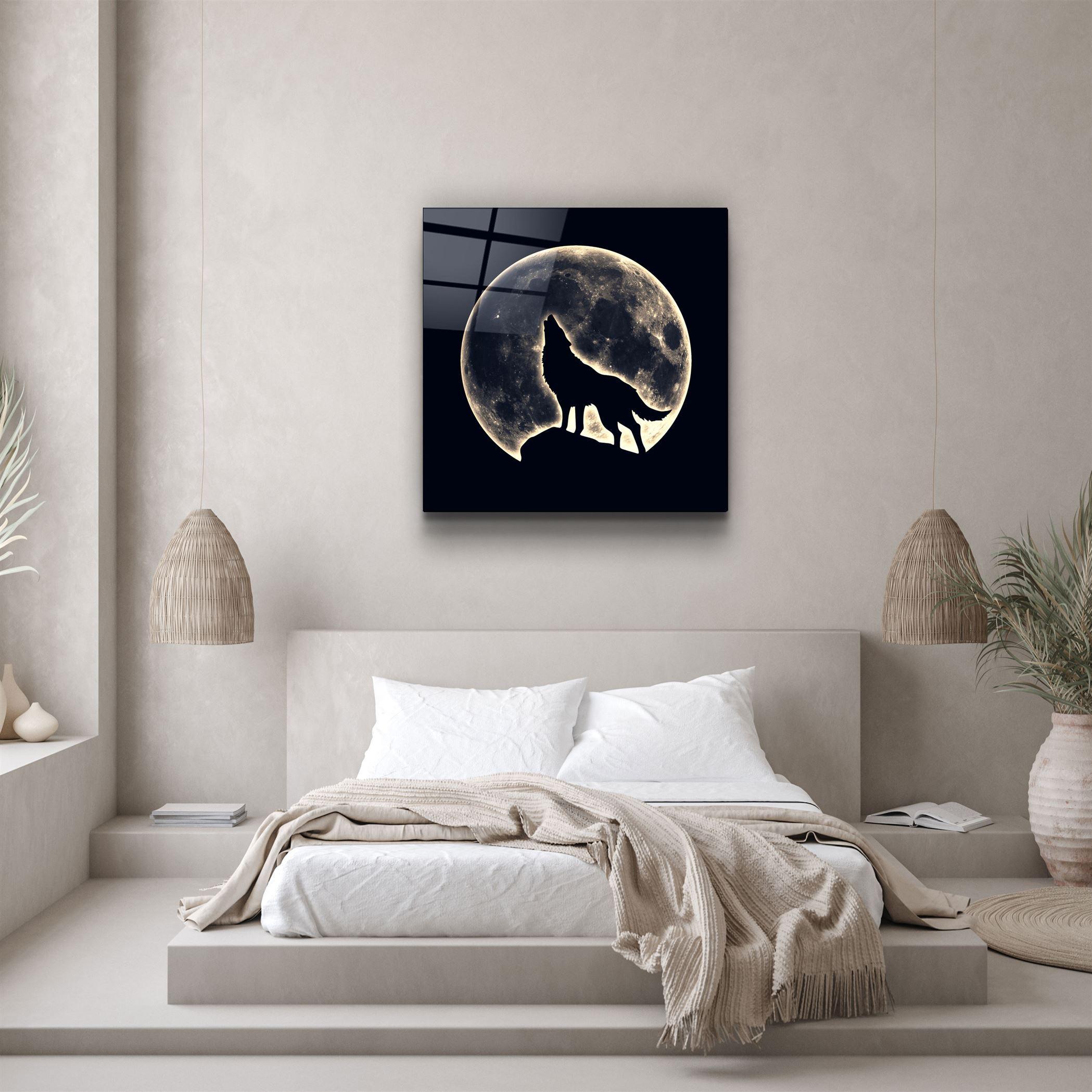・"Full Moon"・Glass Wall Art - ArtDesigna Glass Printing Wall Art