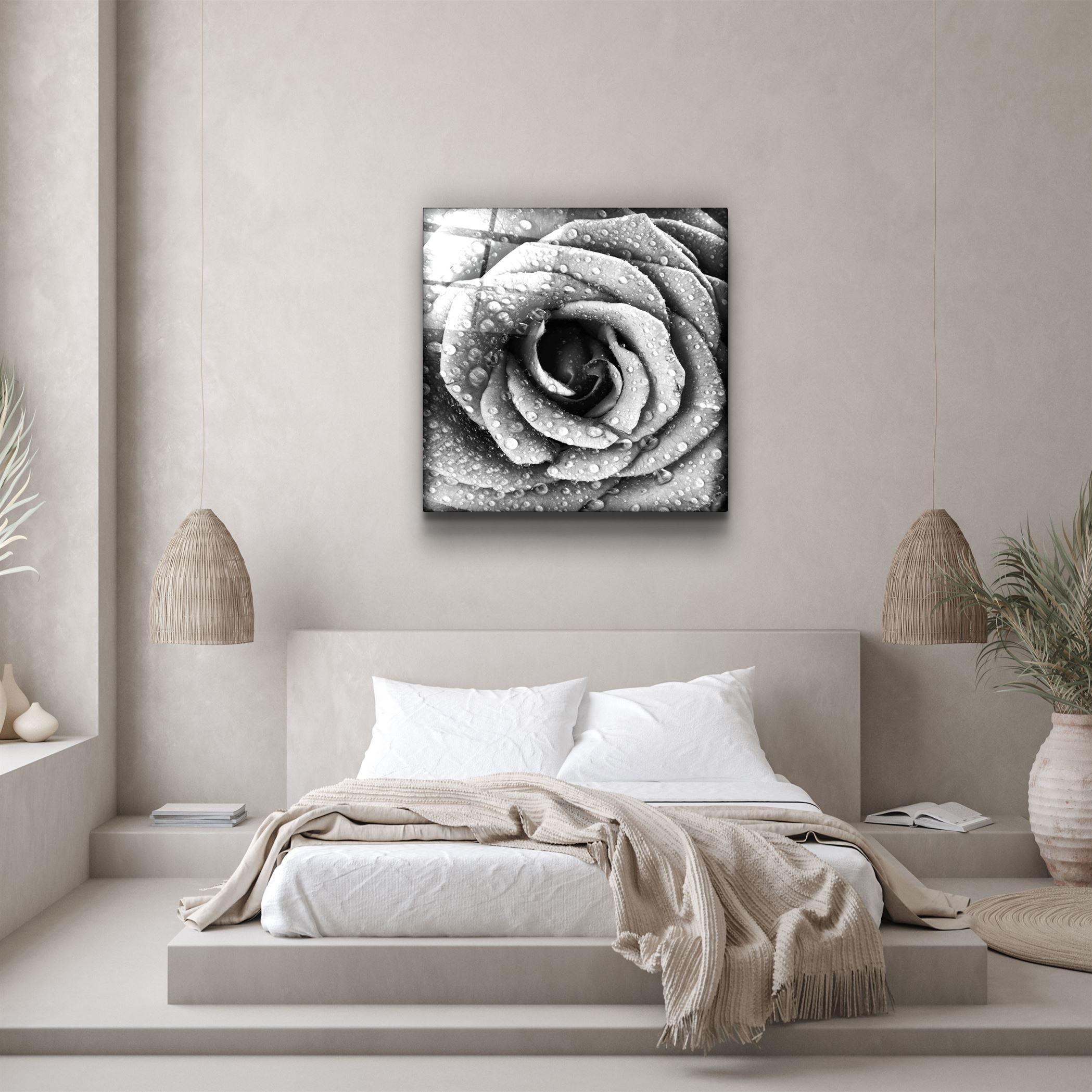 ・"Rose"・Glass Wall Art - ArtDesigna Glass Printing Wall Art