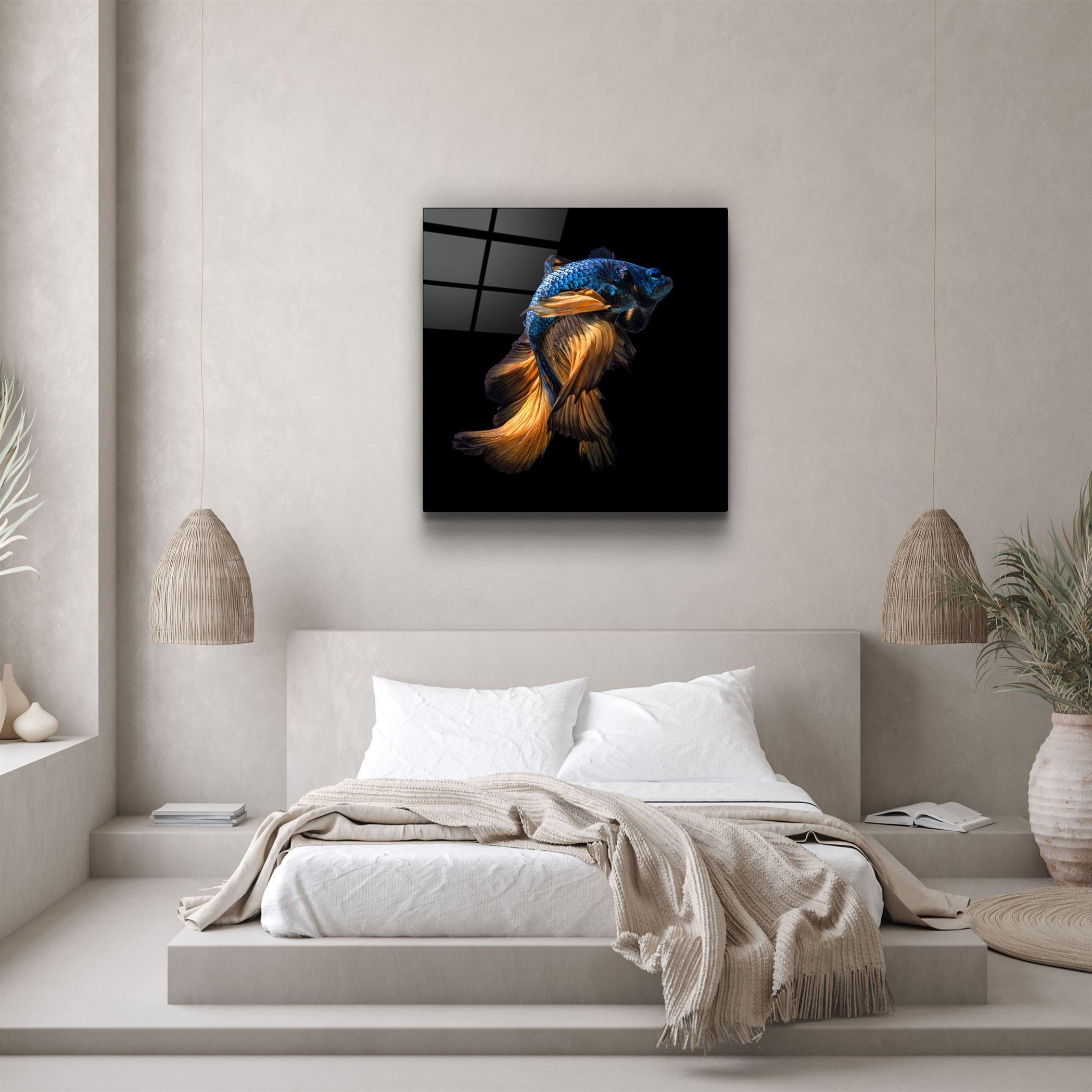 ・"Betta Fish"・Glass Wall Art - ArtDesigna Glass Printing Wall Art