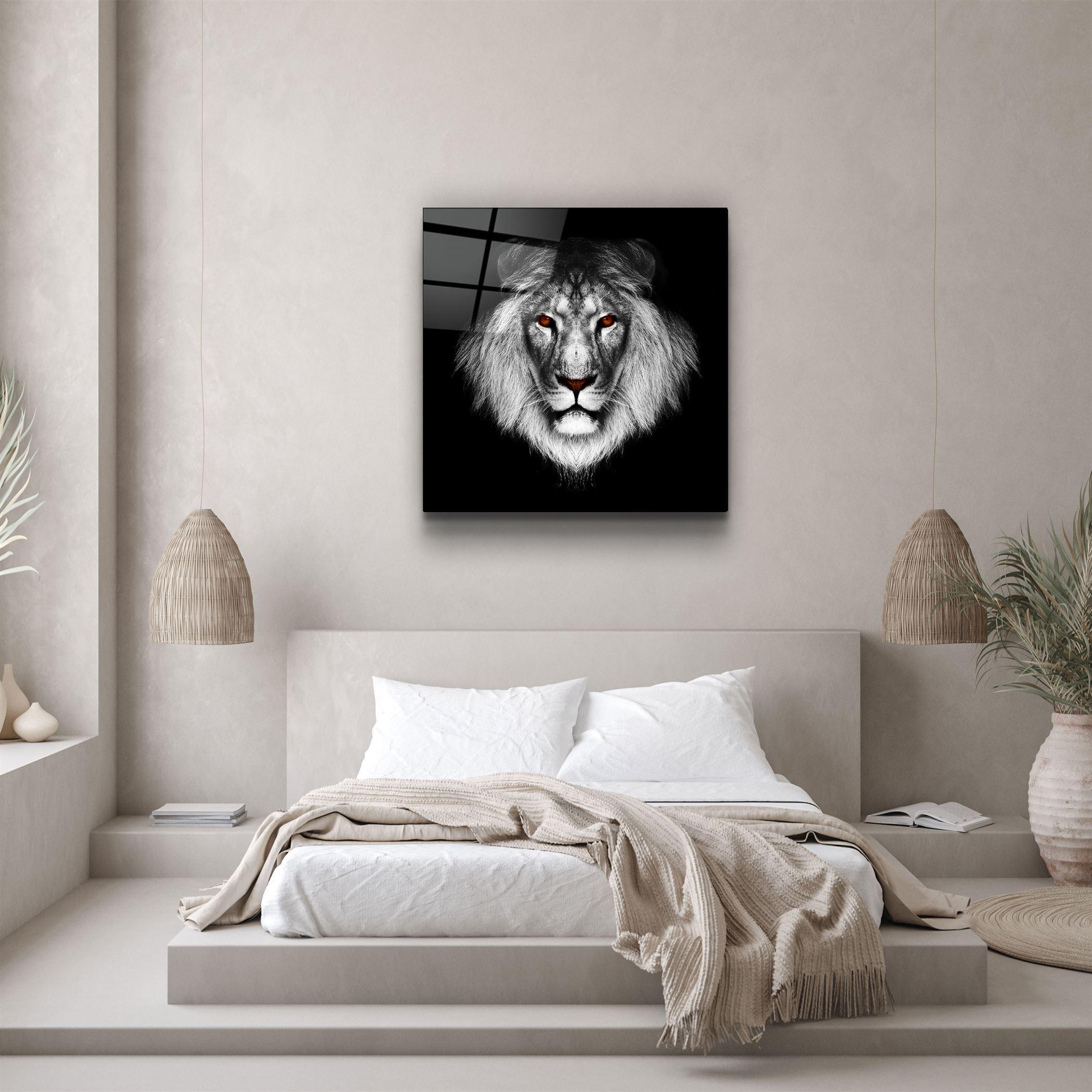 ・"Lion"・Glass Wall Art - ArtDesigna Glass Printing Wall Art