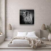Majestic Stripes | Glass Wall Art - Artdesigna