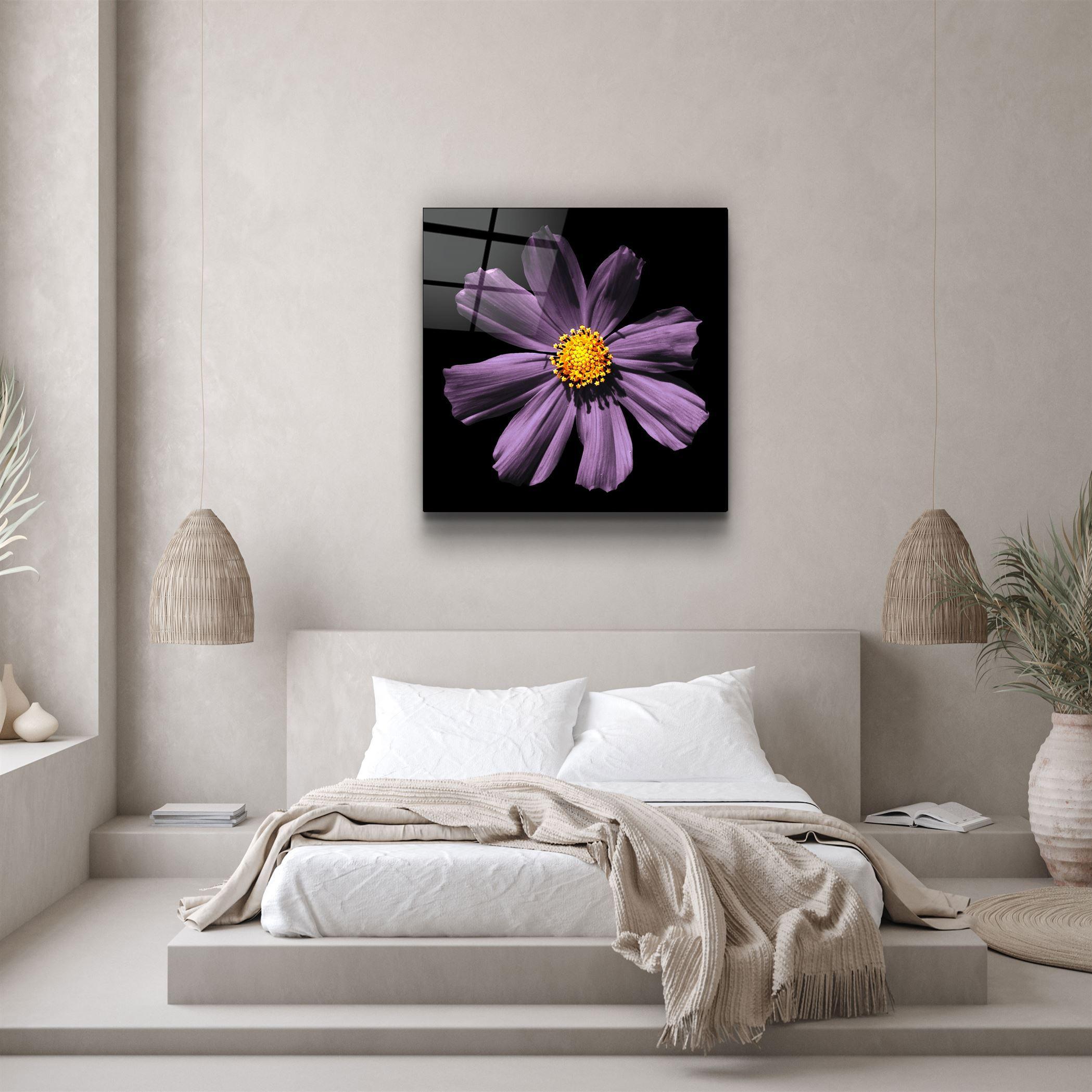 ・"Pink flower"・Glass Wall Art - ArtDesigna Glass Printing Wall Art