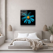 ・"Green Flower"・Glass Wall Art - ArtDesigna Glass Printing Wall Art