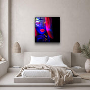 ・"Neon Dancer"・Glass Wall Art - ArtDesigna Glass Printing Wall Art