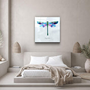 ・"Dragonfly"・Glass Wall Art - ArtDesigna Glass Printing Wall Art