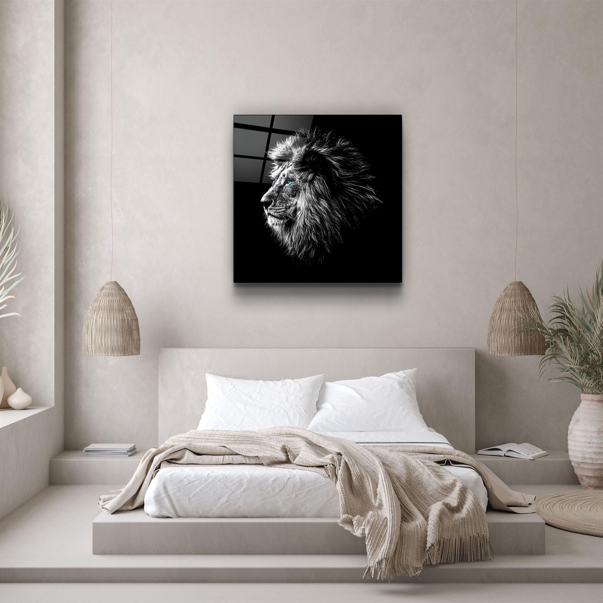 ・"Lion"・Glass Wall Art - ArtDesigna Glass Printing Wall Art