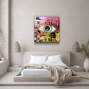 ・"Eye Abstract"・Glass Wall Art - ArtDesigna Glass Printing Wall Art