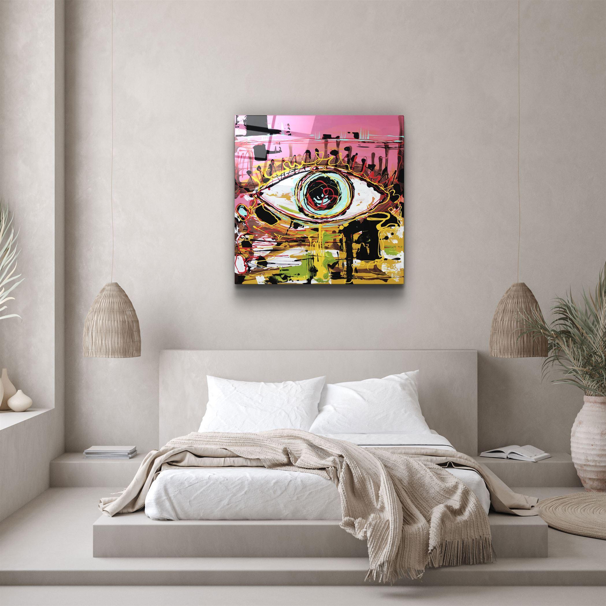 ・"Eye Abstract"・Glass Wall Art - ArtDesigna Glass Printing Wall Art