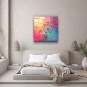・"Cyclebi"・Glass Wall Art - ArtDesigna Glass Printing Wall Art