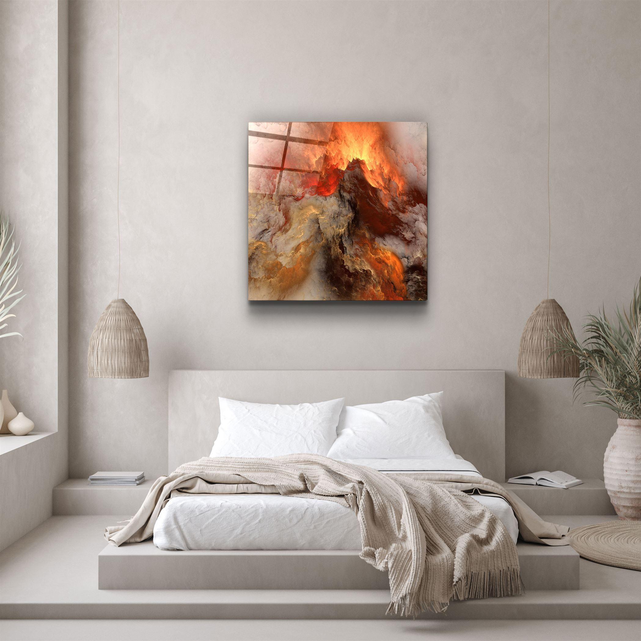 ・"Lava"・Glass Wall Art - ArtDesigna Glass Printing Wall Art
