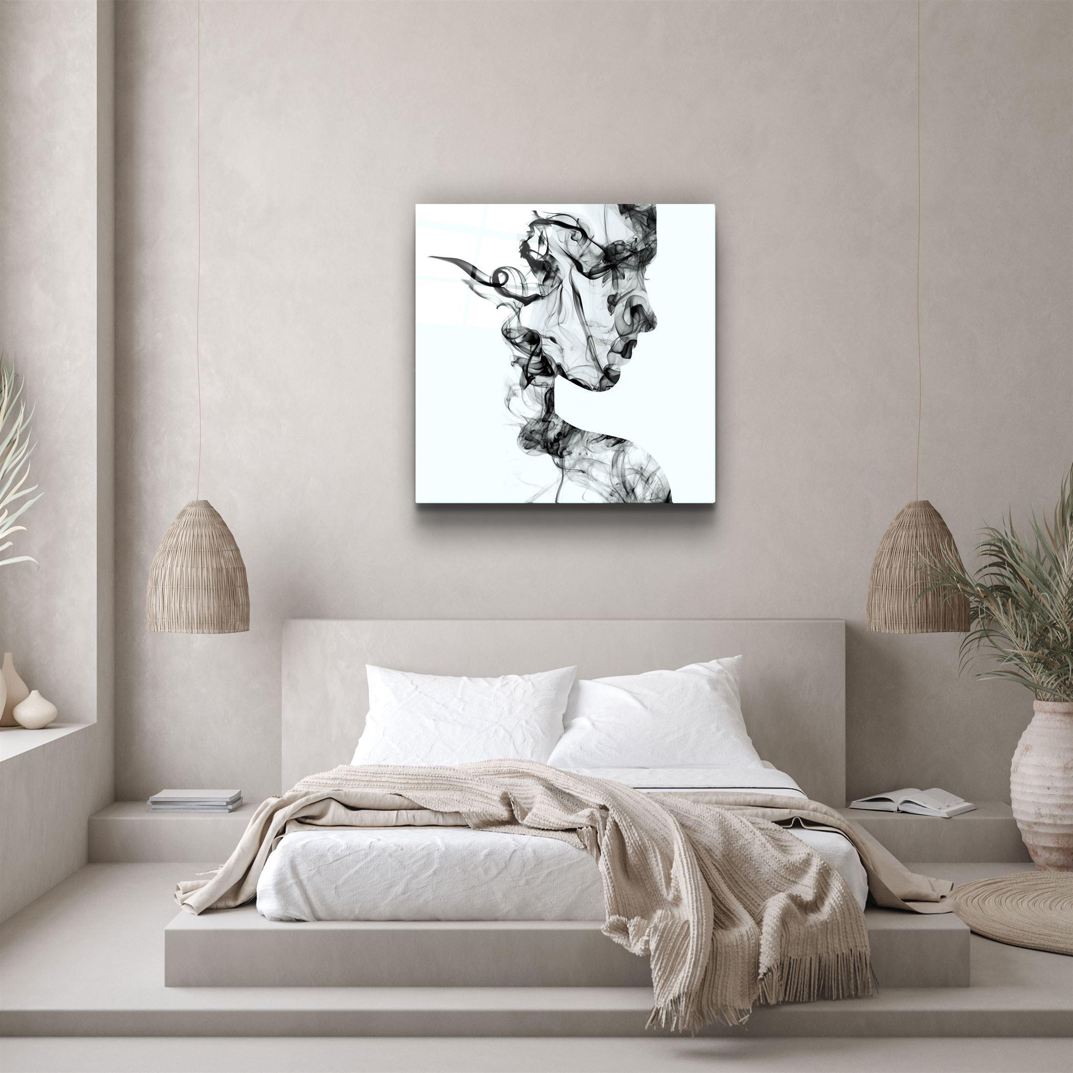 ・"Smoky Lines"・Glass Wall Art - ArtDesigna Glass Printing Wall Art