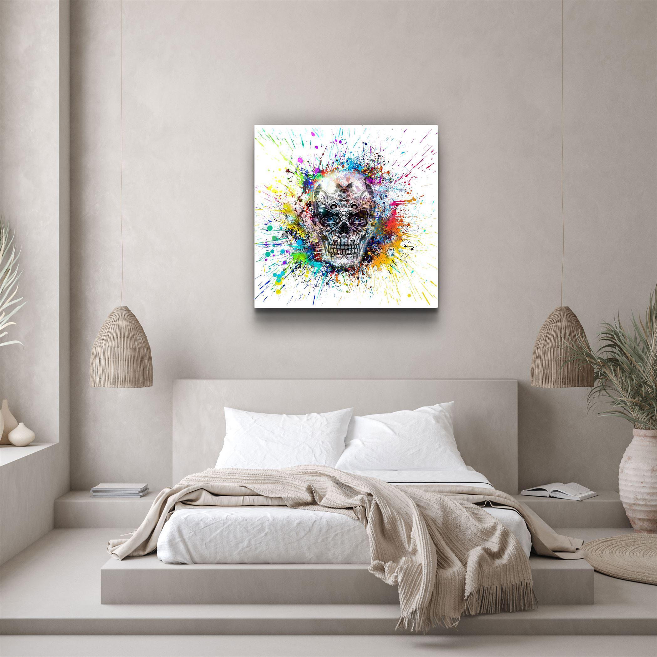 ・"Skulla"・Glass Wall Art - ArtDesigna Glass Printing Wall Art