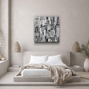 ・"Apartments"・Glass Wall Art - ArtDesigna Glass Printing Wall Art