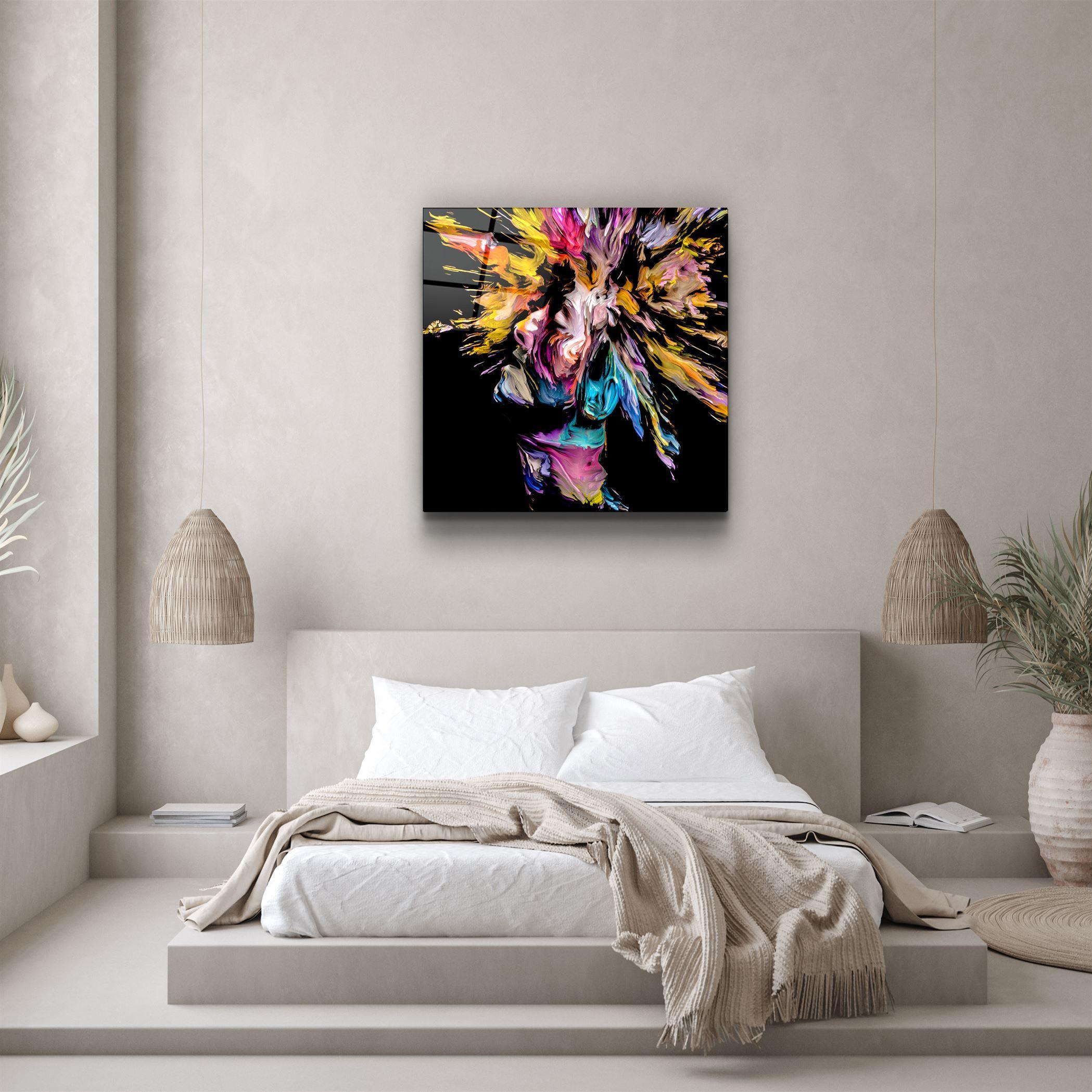 ・"Boom Head"・Glass Wall Art - ArtDesigna Glass Printing Wall Art